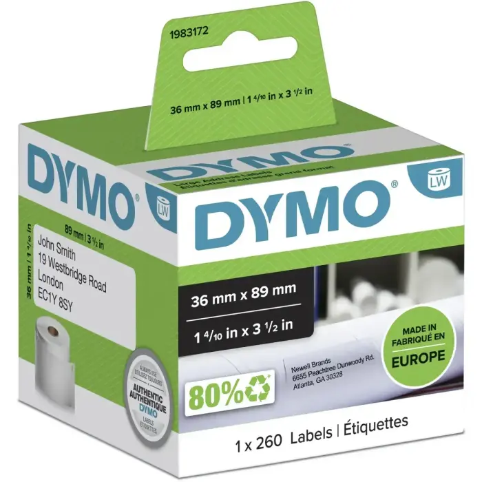 DYMO Label 1983172 White