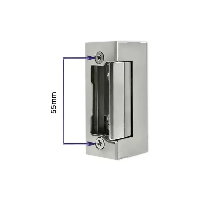 Qoltec Electric strike With lock and memory | 12V | Stainless steel Foto 7