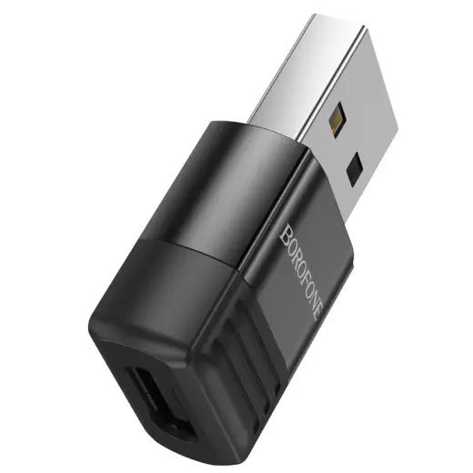 Borofone Adapter BV18 - USB to Type C - black Photo
