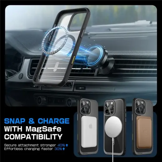 Supcase UB Mag Case with MagSafe for iPhone 16 Pro - Black Photo