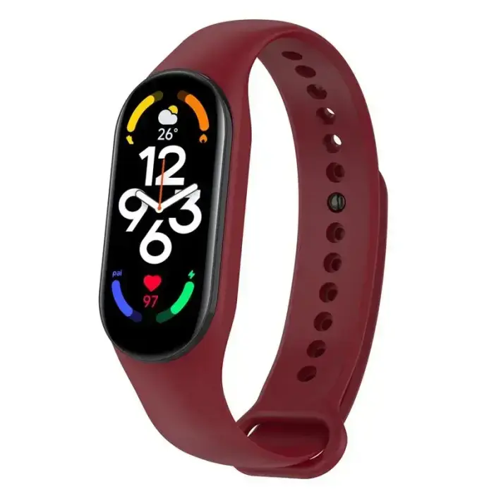 BAND SMART BAND M5/M6 BURGUNDY Фото num