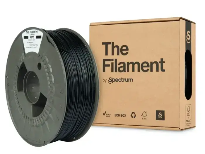 Filament PET-G midnight black 1kg The Filament by Spectrum