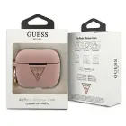 Guess GUACAPLSTLPI AirPods Pro cover pink Silicone Triangle Logo Foto 3