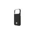 DKNY PU Leather Fixed Glitter Strap Magsafe Case for iPhone 18 Pro Black — Фото 9