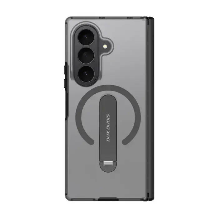 Dux Ducis Kind Case for Samsung Galaxy Z Fold 8 Ultra / Z Fold 7 with Stand Compatible with MagSafe - Black