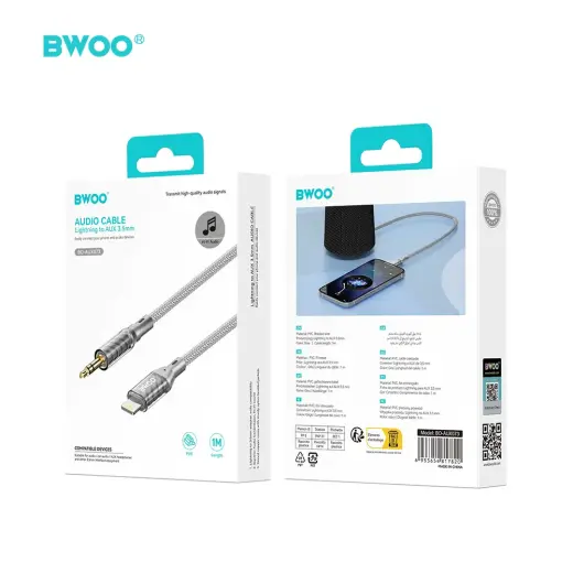 BWOO AUX Cable Lightning to 3.5mm Jack audio AUX073 Foto 5