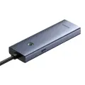 Hub Baseus UltraJoy Series Lite 4-Port (USB to USB 3.0*3+RJ45*1+USB-C 5V) (gray) Foto 4