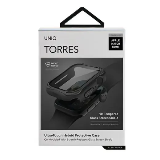 Uniq Torres Apple Watch Series 4|5|6 | SE 40mm case. black | midnight black Фото num