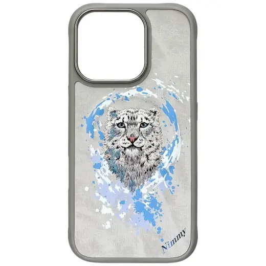Etui Nimmy Pantera MagSafe do iPhone 16   Pro jasnoszary Photo