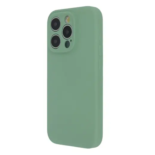Soft Touch Mag maciņš ar MagSafe atbalstu telefonam iPhone 15 Pro zaļš