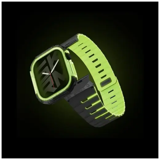 Strap + etui Skinarma Gemini for Apple      Watch 46mm niteglow Фото num