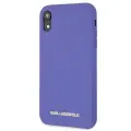 Karl Lagerfeld KLHCI61SLVOG iPhone  Xr  hardcase fioletowy|violet Silicone Фото num