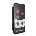 Karl Lagerfeld KLFLBKPXVDCBK iPhone X|Xs black book Valentine Фото num