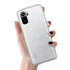 Crystal Glitter Case for Xiaomi Redmi Note 10/Note 10S/Poco M5S Silver — Foto 1