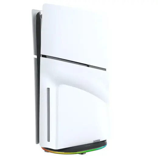 iPega P5S035SAH Vertical Stand (2xUSB-A) with RGB for PS5 Slim/PS5 Pro Black Foto 2