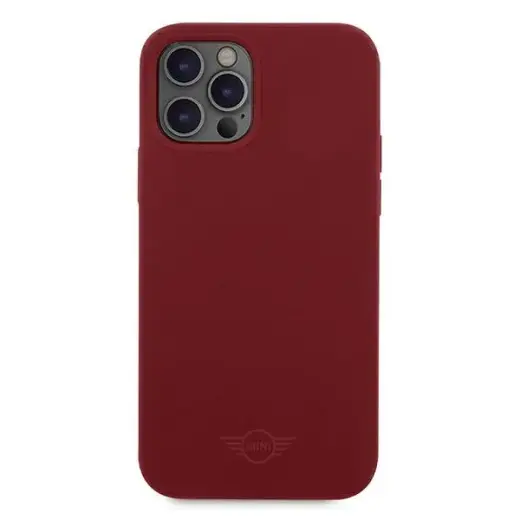Mini MIHCP12MSLTRE iPhone 12|12 Pro 6,1" czerwony|red hard case Silicone Tone On Tone Photo