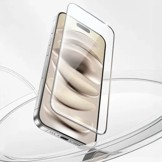 Benks Tempered glass Glass Warrior HD (AS66) for Iphone 16 Pro Max black Foto 5