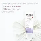 Weleda Baby White Mallow Diaper Care Cream, 1.7 Fluid Ounce, Fragrance Free Plant Rich Protection with White Mallow, Pansy, Sesame and Coconut Oils Foto 2