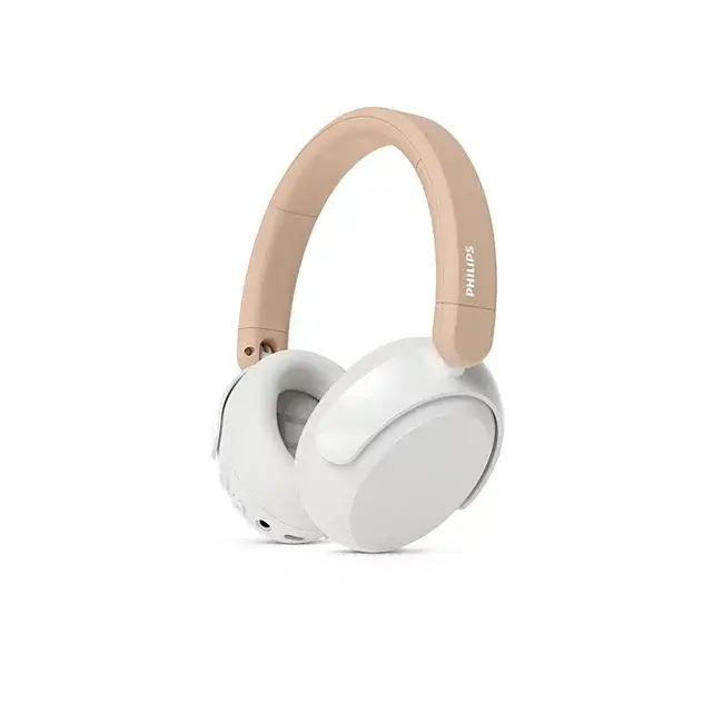 PHILIPS on-ear austiņas ar Bluetooth bērniem, balta/dzintara
