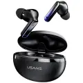 Earphones  Bluetooth USAMS Echo E02 TWS   ANC+ENC wireless black Фото num