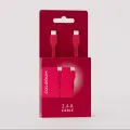 COLORUM CK60-AC-02 data transfer and charging cable | USB-A to USB-C | 15W | 1.8m | pink Photo
