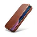 iCarer CE Oil Wax Premium Leather Folio Case iPhone 14 Plus magnetic flip case MagSafe brown (AKI14220707-BN) — Photo 26