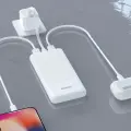 Powerbank Dudao K10 10000mAh 2.4A 2 x USB-A - white Foto 6