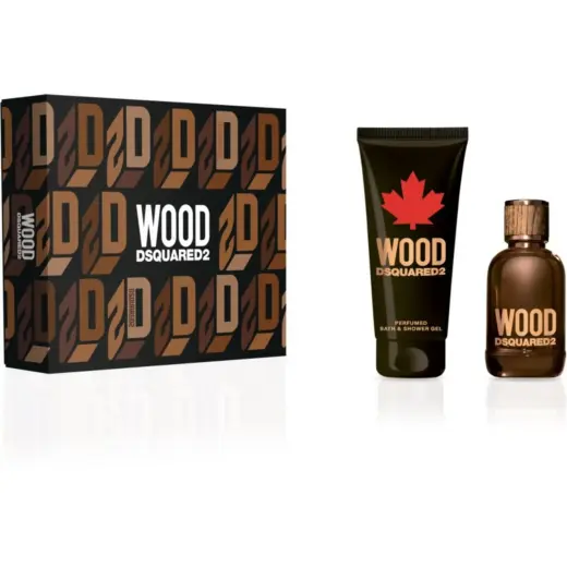 Set Dsquared 2: Green Wood, Eau De Toilette, For Men, 100 ml + Green Wood, Shower Gel & Shampoo 2-In-1, 150 ml Foto 1
