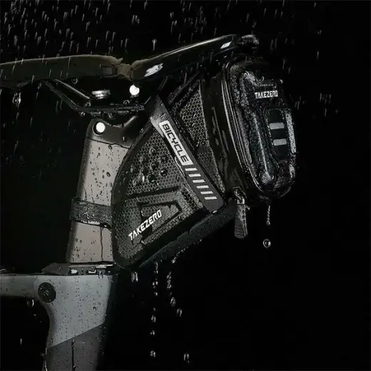 WILDMAN Etui|sakwa pod siodełko TZ07 uchwyt rowerowy czarna|black Foto 9