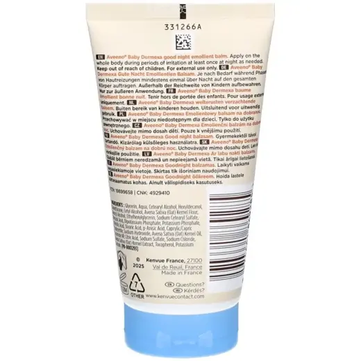 Aveeno® Baby Dermexa Gute Nacht Emollient Balsam Für Sehr Trockene Haut - Jetzt 20% Sparen Mit Code "20aveeno Foto 3