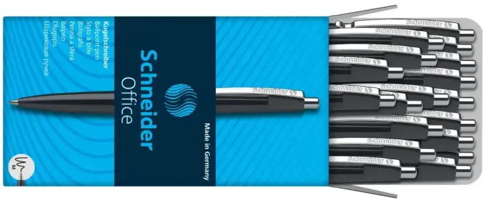 Lodīšu pildspalva SCHNEIDER OFFICE melns korpuss, melna tinte Photo