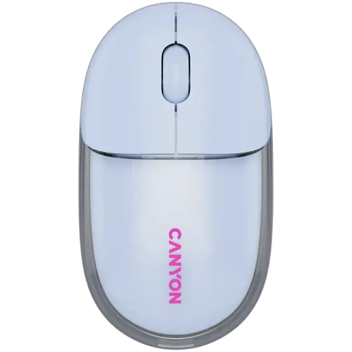 CANYON mouse OnClick 24 BT/ Wireless Transparent/Blue