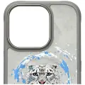 Etui Nimmy Pantera MagSafe do iPhone 16   Pro jasnoszary Photo