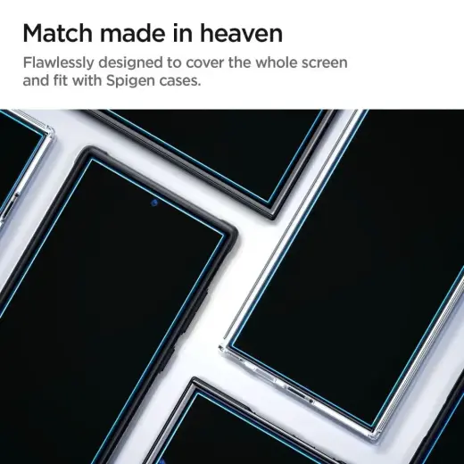 Spigen EZ Fit защитное стекло для телефона Samsung Galaxy S24 Ultra прозрачный 2 шт. Фото num