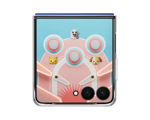 EF-ZF766CTE Samsung FlipSuit Cover for Galaxy Z Flip 7 Transparent Foto 3