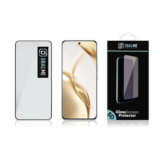 OBAL:ME 5D Glass Screen Protector for Honor 200 Black Foto 2