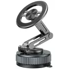 Universal phone holder USAMS ZJ087 magnetic for car, home, office black Photo