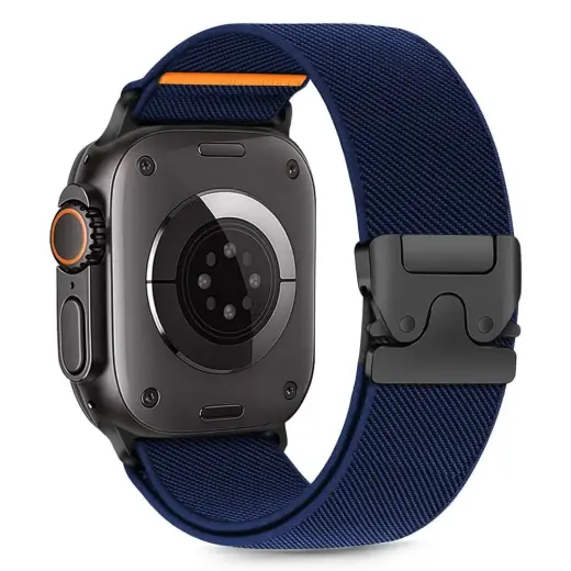 TECH-PROTECT NYLON CLASP APPLE WATCH 6 | 7 | 8 | 9 | 10 | SE | ULTRA 1 | 2 (44 | 45 | 46 | 49 MM) NAVY Foto 1