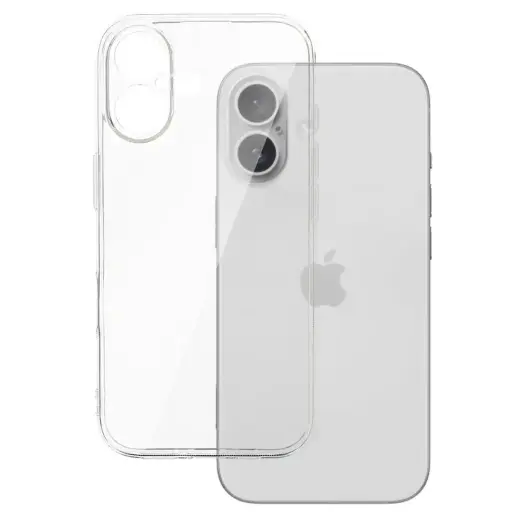 Back Case 2 mm Perfect for IPHONE 16 TRANSPARENT