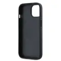 DKNY PU Leather Silver Metal Logo Magsafe Case for iPhone 14 Grey — Фото 4