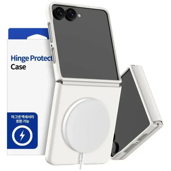 Araree Aero Flex M maciņš ar MagSafe atbalstu telefonam Samsung Galaxy Z Flip 8 (F776) balts