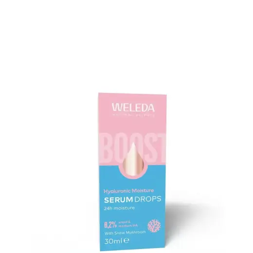 Weleda Hyaluronic Moisture Serum Drops with Snow Mushroom 30ml Foto 7