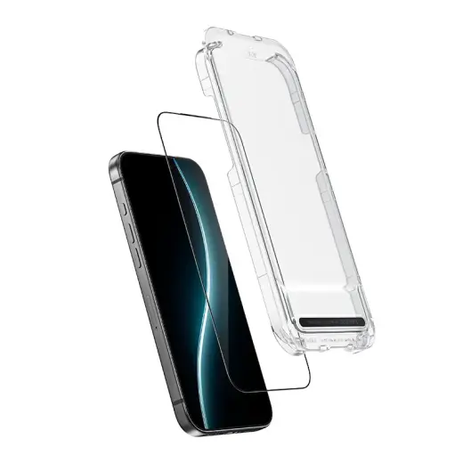 Benks Tempered glass Glass Warrior Sapphire Coating for Iphone 17 Pro Max black Foto 1