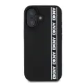 DKNY 3D Rubber Repeat Logo Line Case for iPhone 16 Black — Foto 1