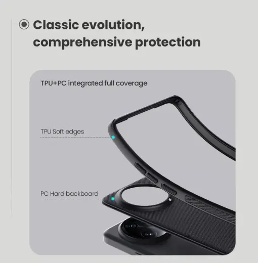 Nillkin Super Frosted PRO Magnetic Back Cover for Poco F7 Ultra Black Foto 5