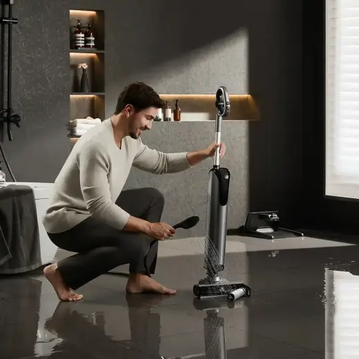 UWANT D700 Upright Vacuum Cleaner with Mopping Function and Charging Station - Gray Foto 45