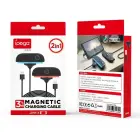 iPega SW2119A Charging Cable (3m, 2pcs) for JoyCon Controller Nintendo Switch 2 Red/Blue (Damaged Package) Foto 2