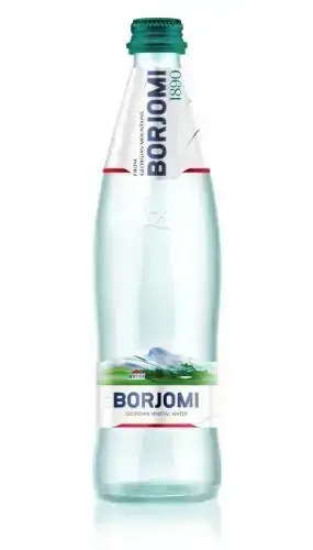 Minerālūdens BORJOMI, stiklā, 0.5 l