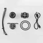 Wozinsky LED rear bicycle light with micro USB red light 5 modes black (WRBLB2) Photo