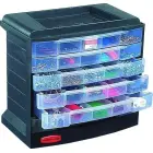 Instrumentu un sīklietu kaste ar 5 atvilknēm 29x17x27cm Foto 3